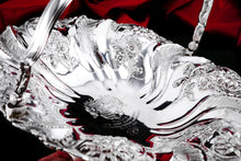 Load image into Gallery viewer, A Magnificent Large Georgian Solid Silver Basket with Floral Motifs (1kg+) - Joseph & John Angell 1835