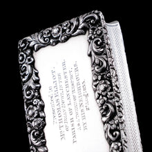 Load image into Gallery viewer, Antique Georgian Silver Table Snuff Box with Engine Turned & Floral Border Decorations - 1829