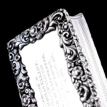 Load image into Gallery viewer, Antique Georgian Silver Table Snuff Box with Engine Turned & Floral Border Decorations - 1829