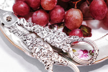 Load image into Gallery viewer, Magnificent Antique Georgian Solid Silver Grape Scissors/Shears with Figural Bacchanalia Masks - London c.1830