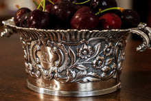 Load image into Gallery viewer, Antique Georgian Solid Silver Irish Bowl with Gorgeous Irish Chasing - Robert W Smith 1832