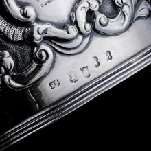 Load image into Gallery viewer, Antique Georgian Solid Silver Irish Bowl with Gorgeous Irish Chasing - Robert W Smith 1832