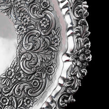 Load image into Gallery viewer, A Magnificent Large (47cm) Georgian Solid Silver Irish Salver / Tray with Beautiful High Lion Feet - Robert W Smith 1831