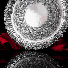 Load image into Gallery viewer, A Magnificent Large (47cm) Georgian Solid Silver Irish Salver / Tray with Beautiful High Lion Feet - Robert W Smith 1831