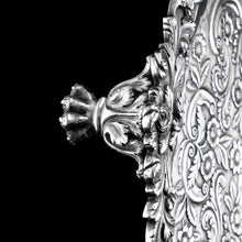 Load image into Gallery viewer, A Magnificent Large (47cm) Georgian Solid Silver Irish Salver / Tray with Beautiful High Lion Feet - Robert W Smith 1831