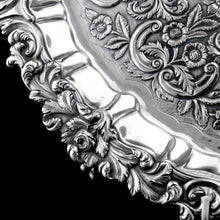 Load image into Gallery viewer, A Magnificent Large (47cm) Georgian Solid Silver Irish Salver / Tray with Beautiful High Lion Feet - Robert W Smith 1831