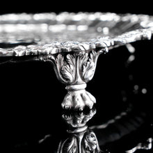 Load image into Gallery viewer, A Magnificent Large (47cm) Georgian Solid Silver Irish Salver / Tray with Beautiful High Lion Feet - Robert W Smith 1831