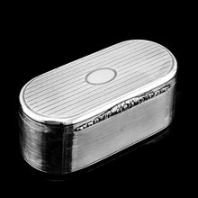 Load image into Gallery viewer, Rare Antique Georgian Silver Snuff Box Large Proportions - John Reily 1824