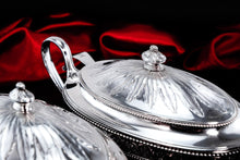 Load image into Gallery viewer, Antique Georgian Solid Silver Pair of Tureens in Neoclassical Style - Benjamin Laver 1782