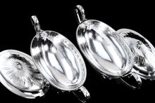 Load image into Gallery viewer, Antique Georgian Solid Silver Pair of Tureens in Neoclassical Style - Benjamin Laver 1782