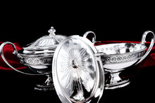 Load image into Gallery viewer, Antique Georgian Solid Silver Pair of Tureens in Neoclassical Style - Benjamin Laver 1782