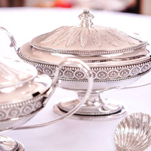 Load image into Gallery viewer, Antique Georgian Solid Silver Pair of Tureens in Neoclassical Style - Benjamin Laver 1782