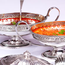 Load image into Gallery viewer, Antique Georgian Solid Silver Pair of Tureens in Neoclassical Style - Benjamin Laver 1782