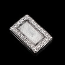 Load image into Gallery viewer, Antique Georgian Silver Snuff Box with Floral Border - Thomas Wilkes Barker 1824