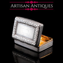 Load image into Gallery viewer, Antique Silver Snuff Box