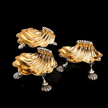 Load image into Gallery viewer, A Wonderful Trio of Antique Georgian Solid Sterling Silver Set of Shell Scallop Dishes - J T Younge, Walker & Crowder 1807