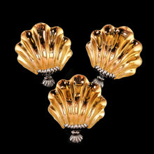 Load image into Gallery viewer, A Wonderful Trio of Antique Georgian Solid Sterling Silver Set of Shell Scallop Dishes - J T Younge, Walker & Crowder 1807