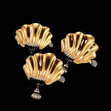 Load image into Gallery viewer, A Wonderful Trio of Antique Georgian Solid Sterling Silver Set of Shell Scallop Dishes - J T Younge, Walker & Crowder 1807