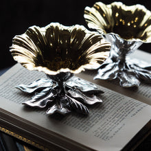 Load image into Gallery viewer, Antique Solid Silver Salt Cellars Naturalistic Flower Design - William Bateman 1832 - Artisan Antiques