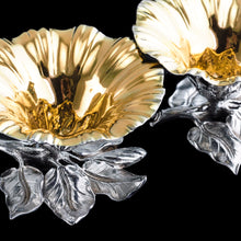 Load image into Gallery viewer, Antique Solid Silver Salt Cellars Naturalistic Flower Design - William Bateman 1832 - Artisan Antiques