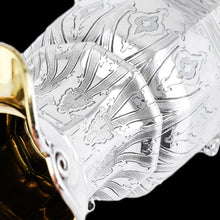 Load image into Gallery viewer, Rare Antique Solid Silver Victorian Tea Set, 3 Piece Gothic Design - Elkington 1853