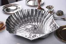 Load image into Gallery viewer, A Spectacular & Huge Antique Victorian Solid Silver Shell Basin Dish / Bowl (40cm+) - Hunt & Roskell, London 1846