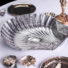 Load image into Gallery viewer, A Spectacular & Huge Antique Victorian Solid Silver Shell Basin Dish / Bowl (40cm+) - Hunt & Roskell, London 1846