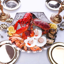 Load image into Gallery viewer, A Spectacular & Huge Antique Victorian Solid Silver Shell Basin Dish / Bowl (40cm+) - Hunt & Roskell, London 1846