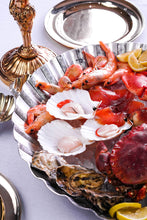 Load image into Gallery viewer, A Spectacular & Huge Antique Victorian Solid Silver Shell Basin Dish / Bowl (40cm+) - Hunt & Roskell, London 1846