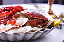 Load image into Gallery viewer, A Spectacular & Huge Antique Victorian Solid Silver Shell Basin Dish / Bowl (40cm+) - Hunt & Roskell, London 1846