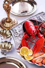 Load image into Gallery viewer, A Spectacular & Huge Antique Victorian Solid Silver Shell Basin Dish / Bowl (40cm+) - Hunt & Roskell, London 1846