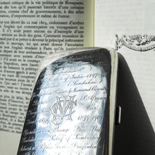 Load image into Gallery viewer, Antique Solid Silver Cigar Case with Indian Army Military Interest Records Hand Engraved - c.1890