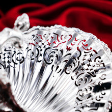 Load image into Gallery viewer, Antique Solid Silver Rococo Shell Dish in the Manner of Paul de Lamerie - 1908