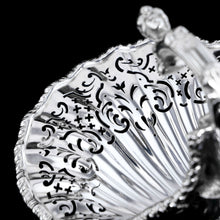 Load image into Gallery viewer, Antique Solid Silver Rococo Shell Dish in the Manner of Paul de Lamerie - 1908