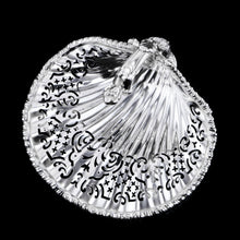 Load image into Gallery viewer, Antique Solid Silver Rococo Shell Dish in the Manner of Paul de Lamerie - 1908