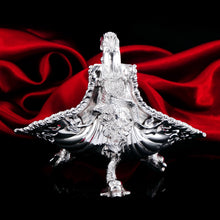 Load image into Gallery viewer, Antique Solid Silver Rococo Shell Dish in the Manner of Paul de Lamerie - 1908