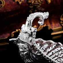 Load image into Gallery viewer, Antique Solid Silver Rococo Shell Dish in the Manner of Paul de Lamerie - 1908