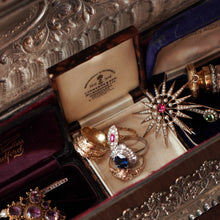 Load image into Gallery viewer, Giant Antique Edwardian Solid Silver Jewellery Box with Profuse Chased Decorations - Mappin & Webb Ltd 1901