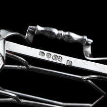 Load image into Gallery viewer, Antique Georgian Solid Silver Toast Rack in Neoclassical Design - Rebecca Emes & Edward Barnard 1809