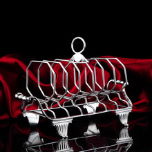 Load image into Gallery viewer, Antique Georgian Solid Silver Toast Rack in Neoclassical Design - Rebecca Emes & Edward Barnard 1809