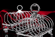 Load image into Gallery viewer, Antique Georgian Solid Sterling Silver Toast Rack Regency Style - London 1827
