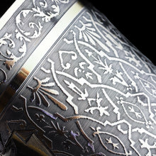 Load image into Gallery viewer, Antique French Solid Silver Parcel Gilt Beaker Cup, Engine Turned & Engraved 19th c.