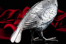 Load image into Gallery viewer, Antique Solid Silver Large Partridge/Grouse Bird Model Box - Edwardian 1910 Boaz Moses Landeck