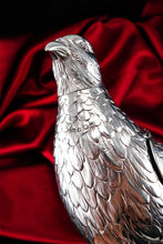 Load image into Gallery viewer, Antique Solid Silver Large Partridge/Grouse Bird Model Box - Edwardian 1910 Boaz Moses Landeck