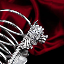 Load image into Gallery viewer, Antique Georgian Solid Sterling Silver Toast Rack Regency Style - London 1827