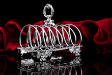 Load image into Gallery viewer, Antique Georgian Solid Sterling Silver Toast Rack Regency Style - London 1827