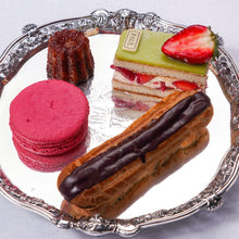 Load image into Gallery viewer, A Magnificent Antique Georgian Solid Silver Salver with Rococo Vine and Figural Mask Decorations - London 1742