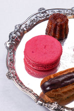 Load image into Gallery viewer, A Magnificent Antique Georgian Solid Silver Salver with Rococo Vine and Figural Mask Decorations - London 1742