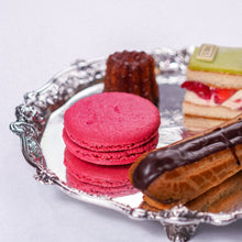 Load image into Gallery viewer, A Magnificent Antique Georgian Solid Silver Salver with Rococo Vine and Figural Mask Decorations - London 1742