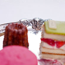 Load image into Gallery viewer, A Magnificent Antique Georgian Solid Silver Salver with Rococo Vine and Figural Mask Decorations - London 1742